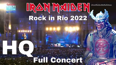 iron maiden rock in rio 2022 setlist